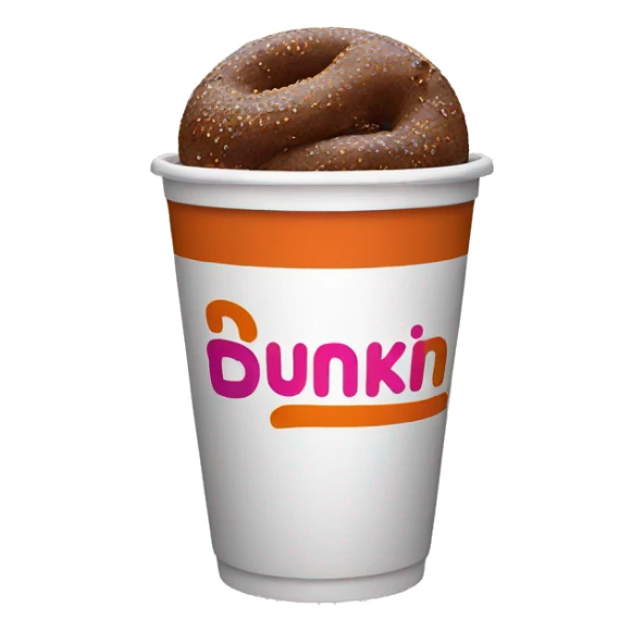 Dunkin  sticker
