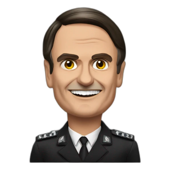 Jair Bolsonaro as a nazist sticker