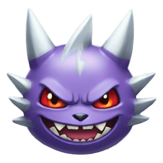 Gengar con los tattos del duki sticker
