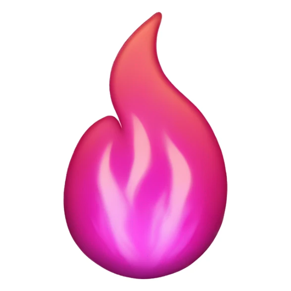 Pink fire  sticker