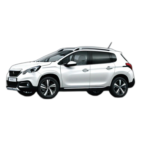 Peugeot 2008 White sport sticker