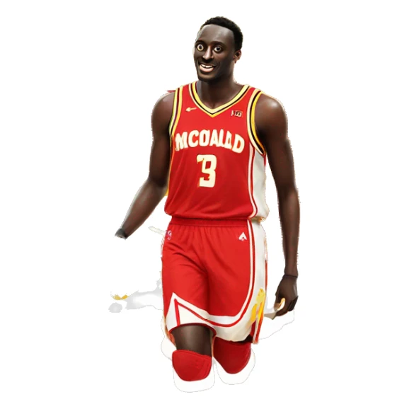 McDonald’s jersey on pascal siakam sticker