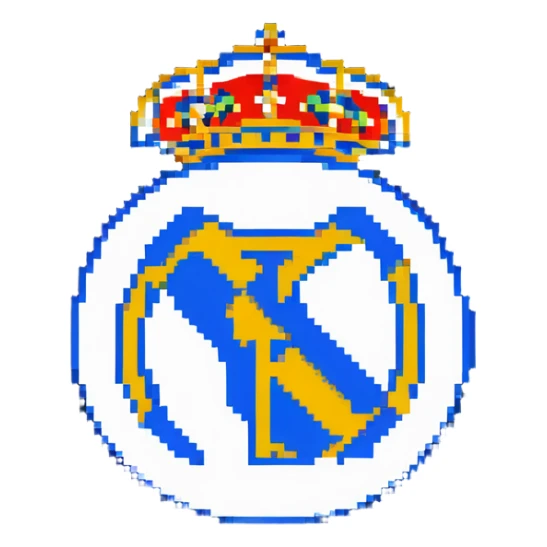 Real Madrid football club logo sticker
