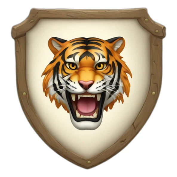 Coat of arm of Tiger  sticker