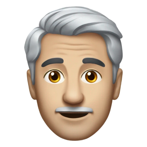 Paul mescal realistic portrait grey hair sticker