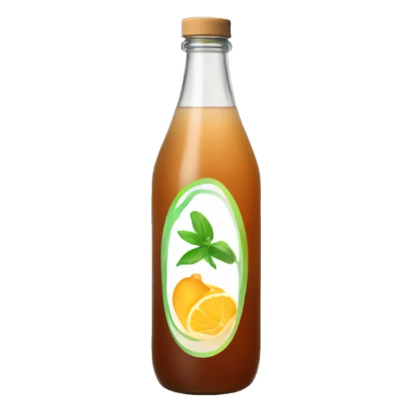 a bottle of kombucha  sticker