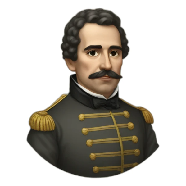 poeta garcia gutierrez siglo XIX españa sticker