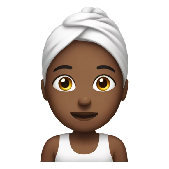 Person putting on skincare  sticker