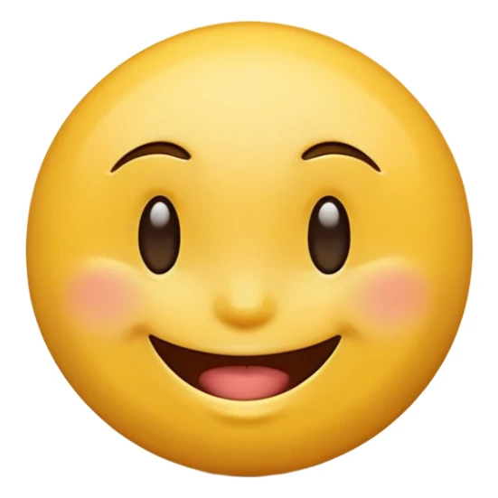 winking face emoji, playful, yellow sticker