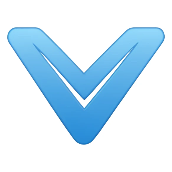 Create a verify parody badge  emoji with this ✅🔵 sticker