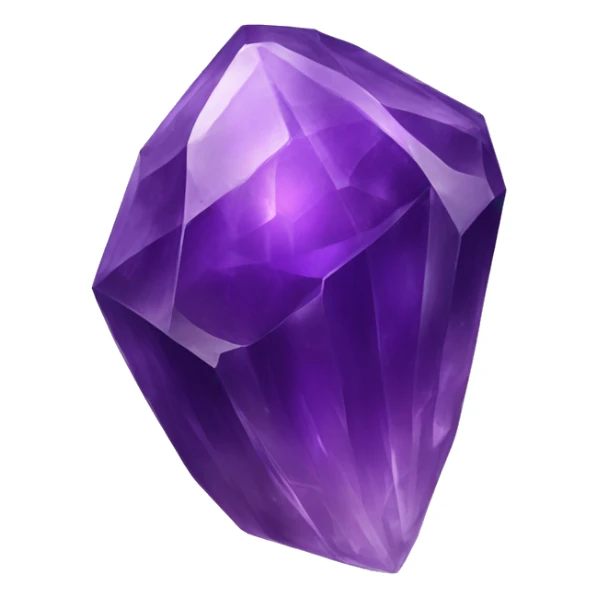 Charged Amethyst crystal sticker