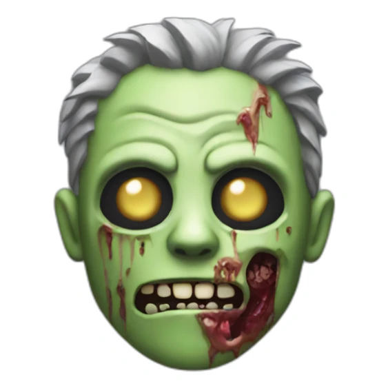 zombie suit sticker