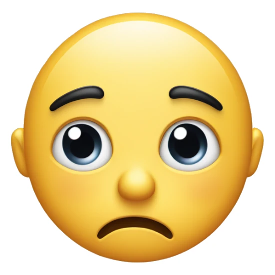 an emoji that describes the expression of when something stinks, closing your nose with your fingers and frowning your eyebrows. eyes showing a disgusted look  sticker