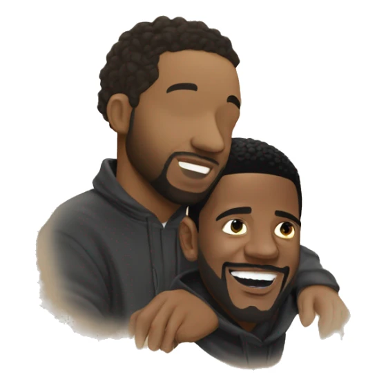 Drake and Kendrick Lamar loving each other sticker