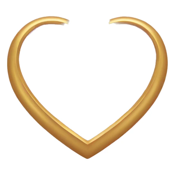 pink and gold heart sticker