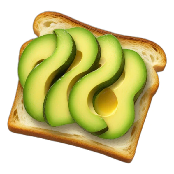 Avocado toast sticker