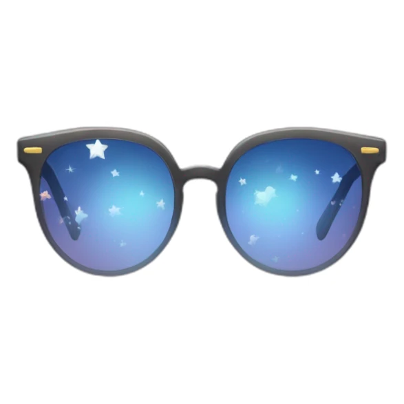 caca rosde avec des étoiles qui brille comme des arcs en ciel sticker