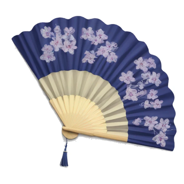 hand fan sticker