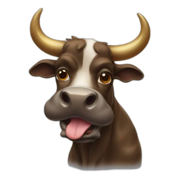 Bull with HORN BRINDLE sticker