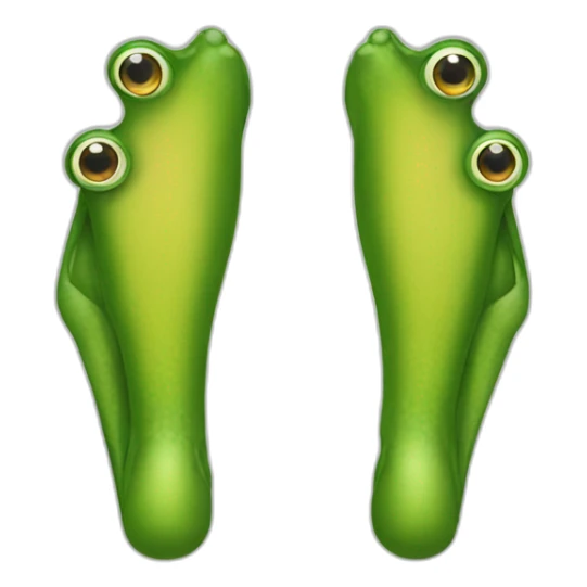 Leg of a frog sticker