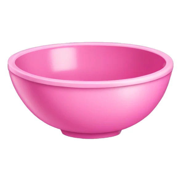 Pink bowl sticker