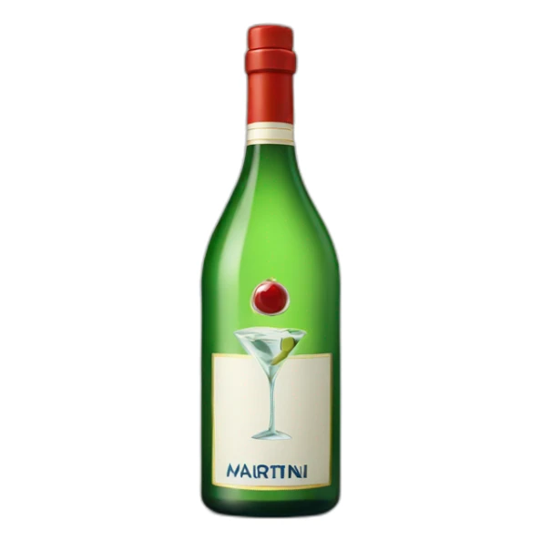 bottle of martini  sticker
