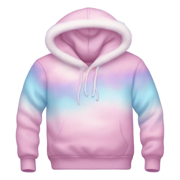 Cotton candy hoodie sticker