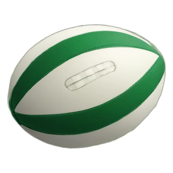 rugby ball made of dollar bills sticker
