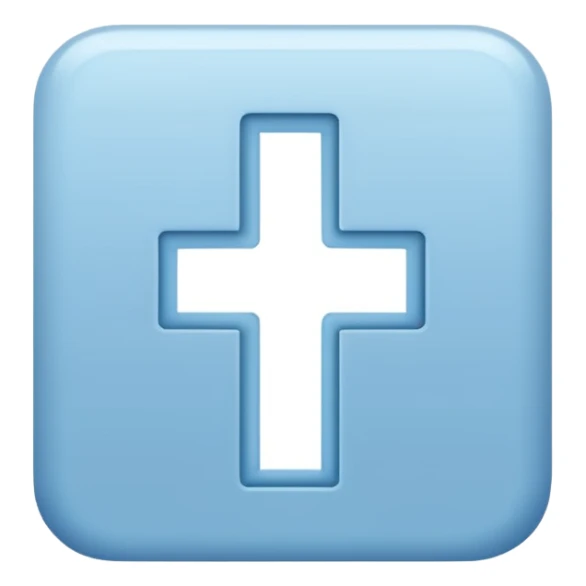 light blue word "AMEN" simple font in rectangle sticker