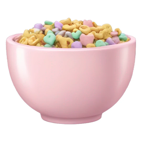 Pastel bowl full of Lucky charms  sticker