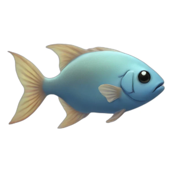 moon fish sticker