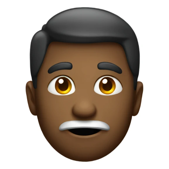 emoji with an important look with a finger up sticker