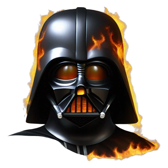 Darth Vader’s 1972 Winnebago rv rusted holographic flames  sticker