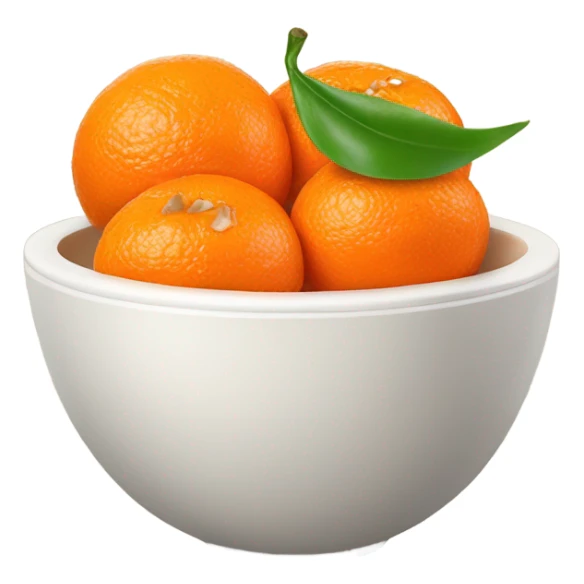 tangerines with pealed tangerines on a bowl  sticker