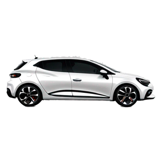 Clio esprit  Alpine noire 2024 jantes noires  sticker
