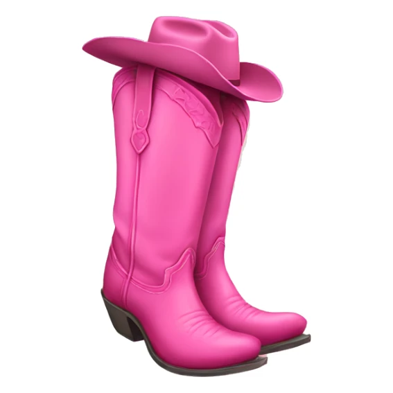 Girl In pink cowboy boots sticker