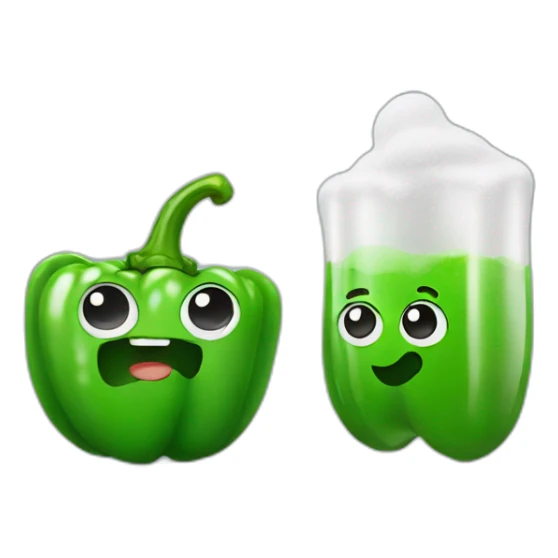 pepper and salt sticker