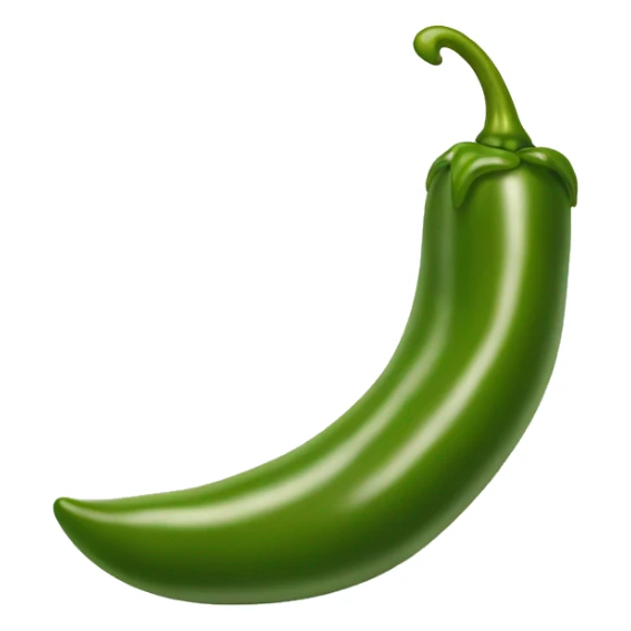 Green chile sticker