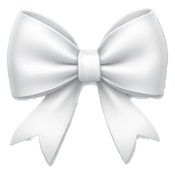 white bow sticker