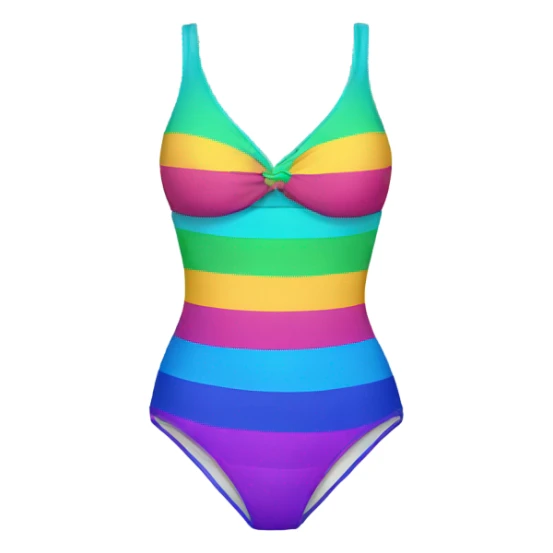 colorful swimsuit sticker