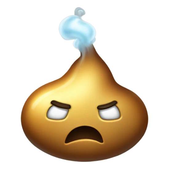 Golden poop smoking  sticker