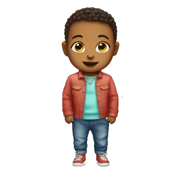 baby wearing clothes sticker