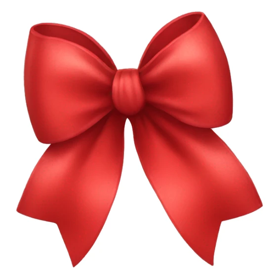 Red bow sticker
