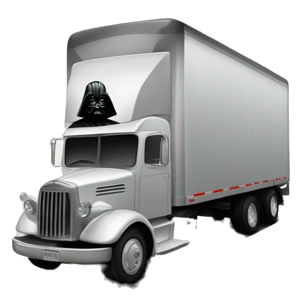 Darth Vader’s Very large 1936 mover’s moving truck sticker