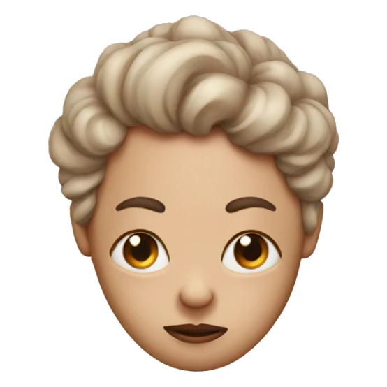 A face with rolled eyes and kisses sticker