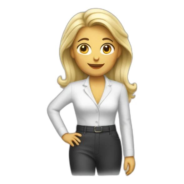 a Porsche woman sticker