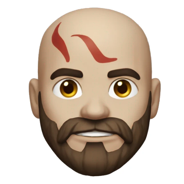 Kratos the god of sparta  sticker