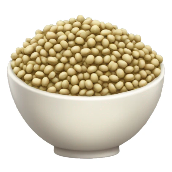 a bowl of hemp seeds sticker