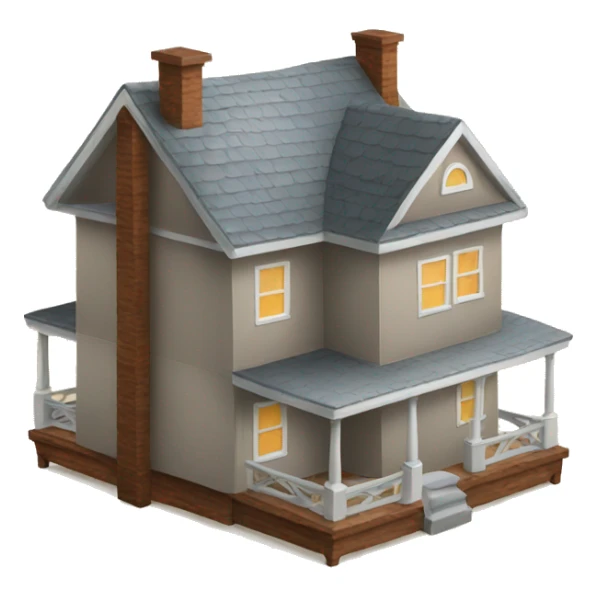 house made of chairs and pillows sticker