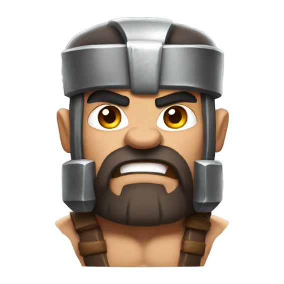 Clash of clans barbarian sticker